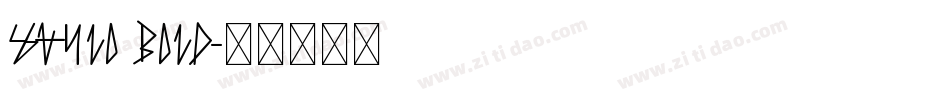 Stylo Bold字体转换